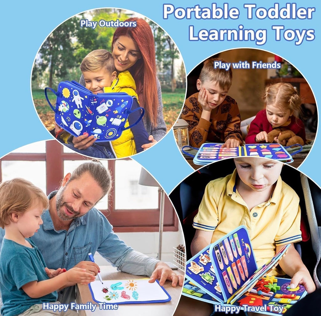 👉 No More Boring Car Rides 🚗 Toddler Busy Board