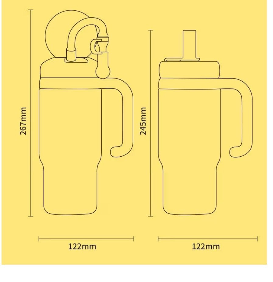 No-Spill Toddler Cup 💧 2-in-1 Straw + Sippy Lid