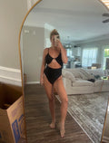 Tummy Control Cut-Out One Piece Swimsuit