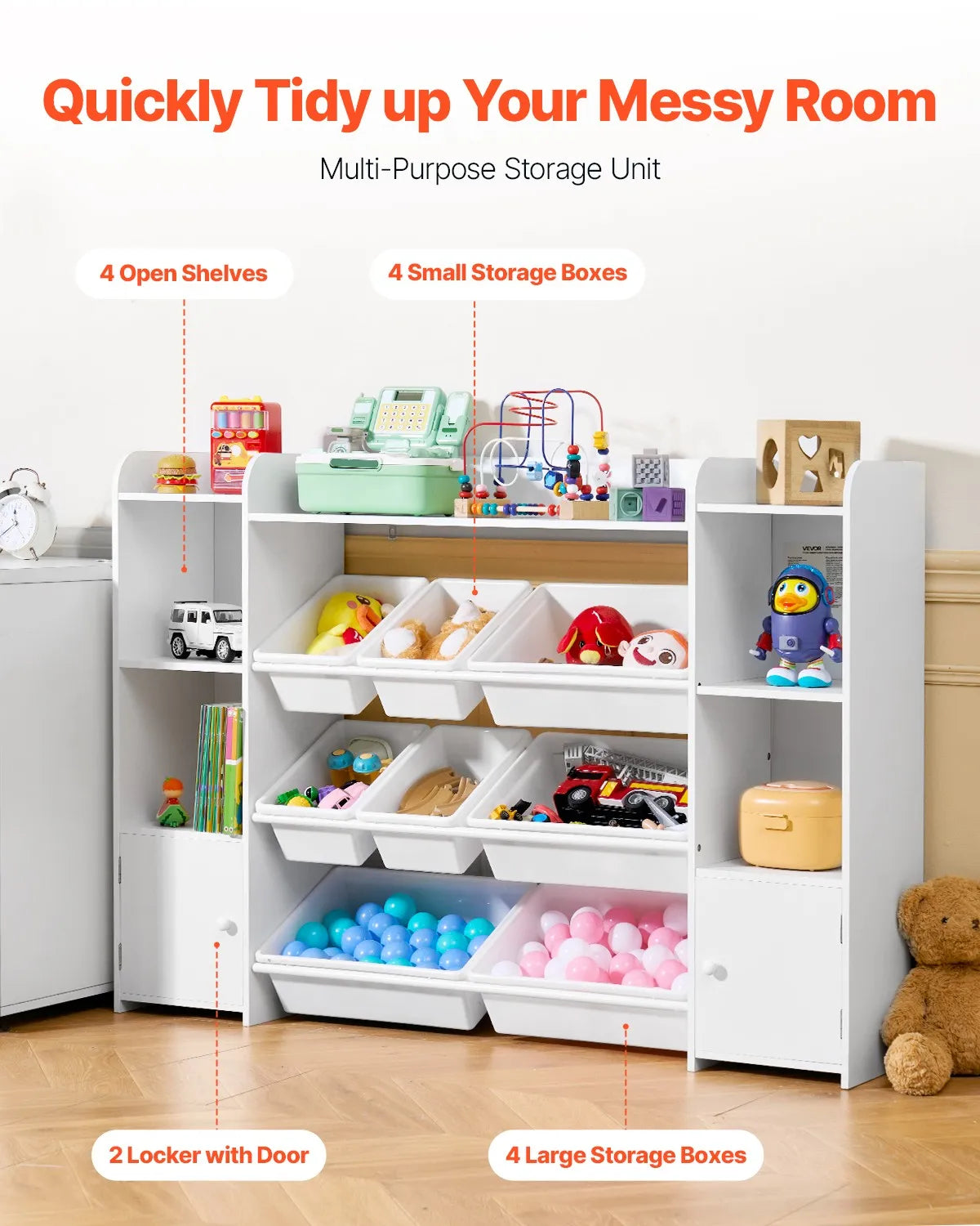 PlayMate Toy Organizer