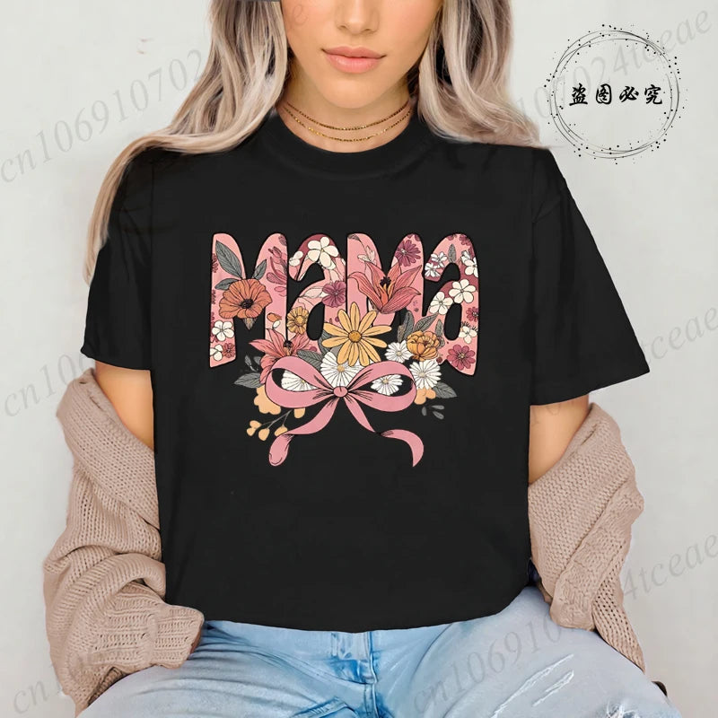 Vintage Floral Mama Comfort Tee
