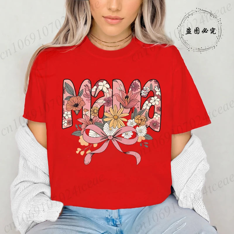 Vintage Floral Mama Comfort Tee