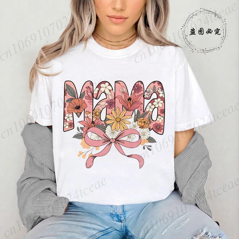 Vintage Floral Mama Comfort Tee